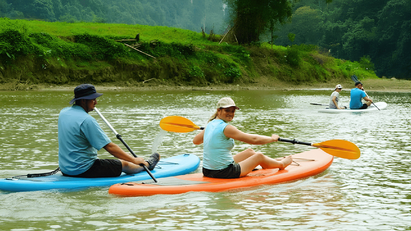 Chèo SUP Khám Phá Hồ Kon Trang Long Loi (2)